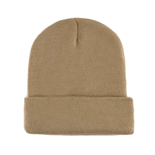 Classic Cuffed Knit Beanie Cap