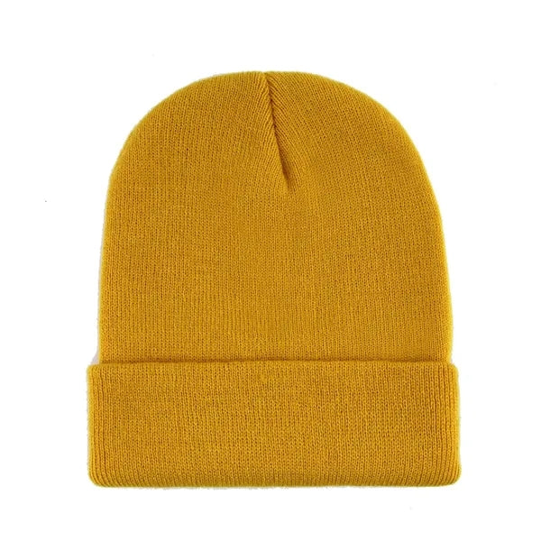 Classic Cuffed Knit Beanie Cap