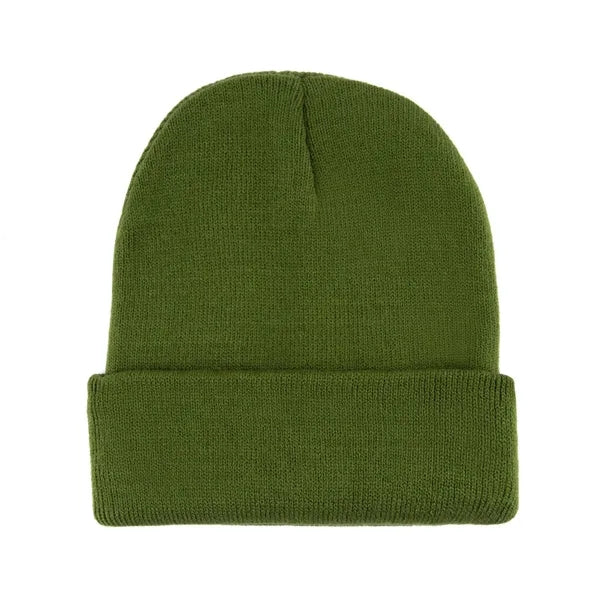 Classic Cuffed Knit Beanie Cap