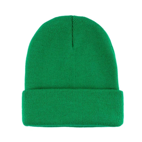Classic Cuffed Knit Beanie Cap