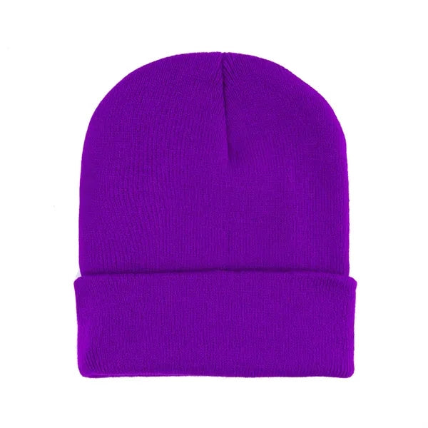 Classic Cuffed Knit Beanie Cap