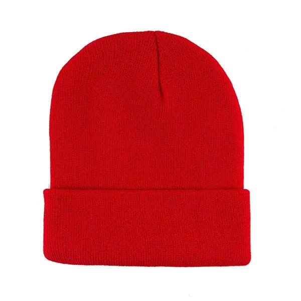Classic Cuffed Knit Beanie Cap