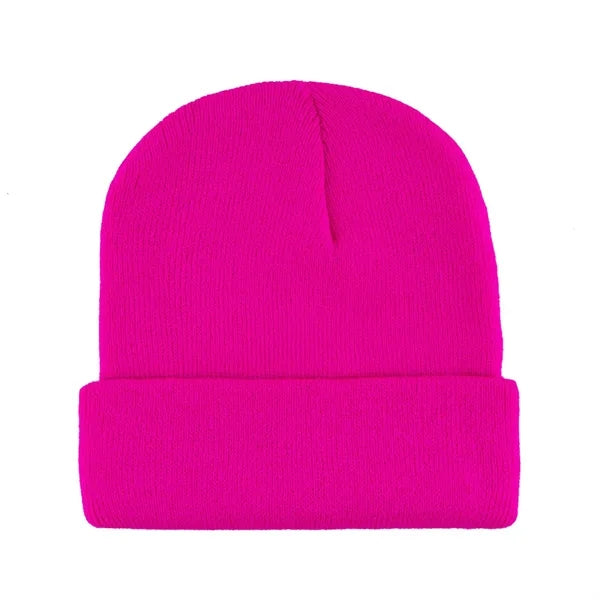 Classic Cuffed Knit Beanie Cap