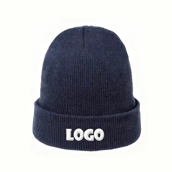 Classic Cuffed Knit Beanie Cap