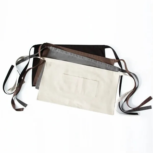 Two-Pocket Poly-Cotton Kitchen Apron