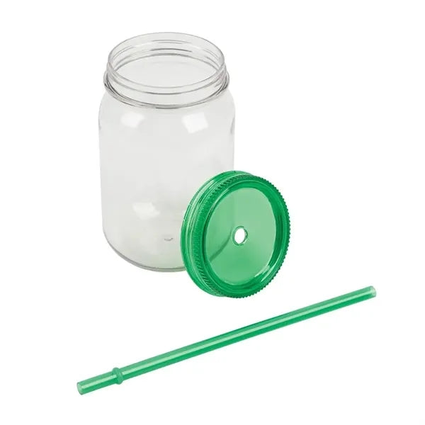 Bootlegger II 27 oz. RPET Mason Jar Tumbler