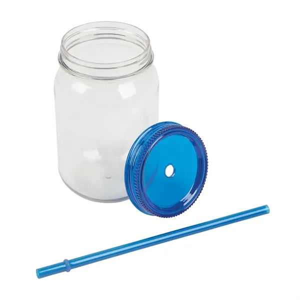 Bootlegger II 27 oz. RPET Mason Jar Tumbler