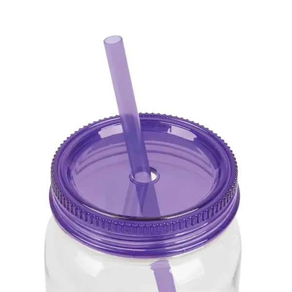 Bootlegger II 27 oz. RPET Mason Jar Tumbler