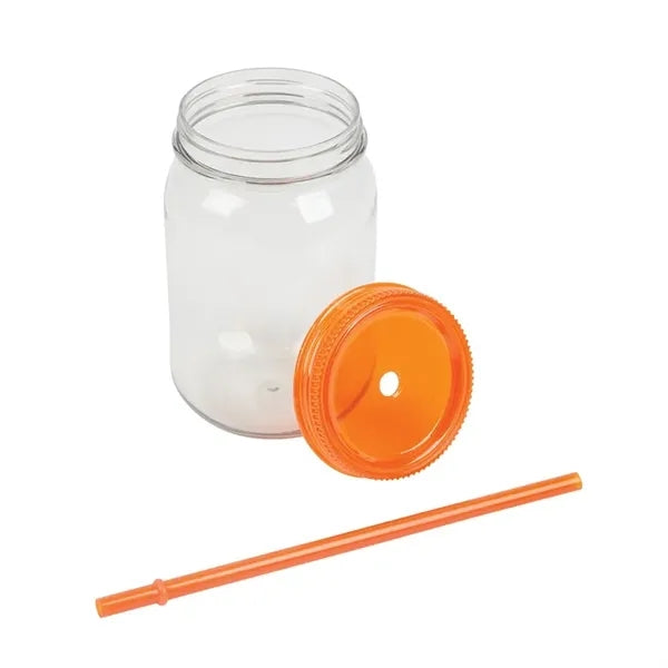 Bootlegger II 27 oz. RPET Mason Jar Tumbler