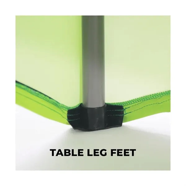 DisplaySplash 6' RPET Stretch Open Back Table Cover