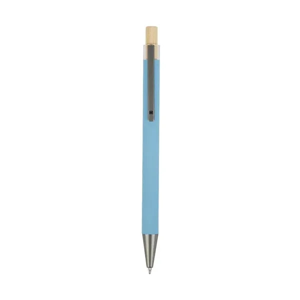 Arundi Recycled Aluminum Pen With Bamboo Plunger