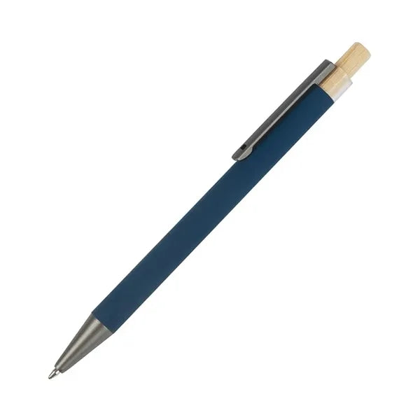 Arundi Recycled Aluminum Pen With Bamboo Plunger