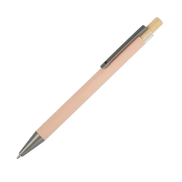 Arundi Recycled Aluminum Pen With Bamboo Plunger