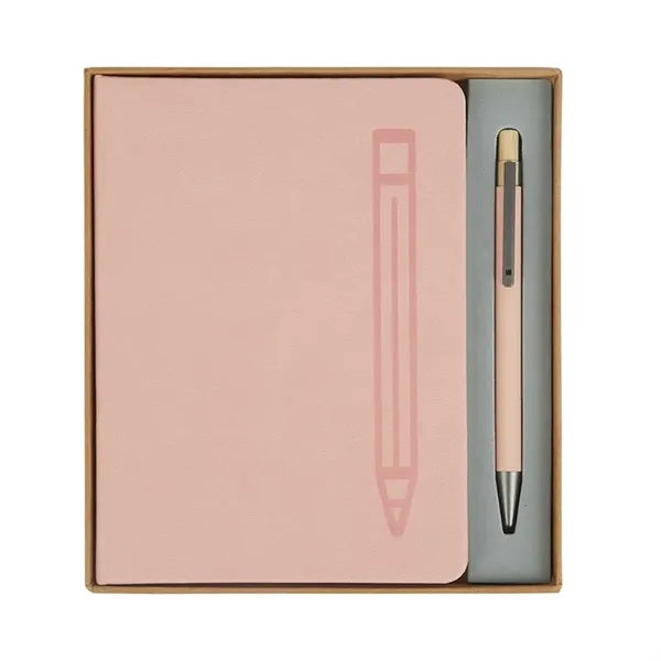 Manhattan II Gift Set w/ Magnetic Journal & Recycled Pen