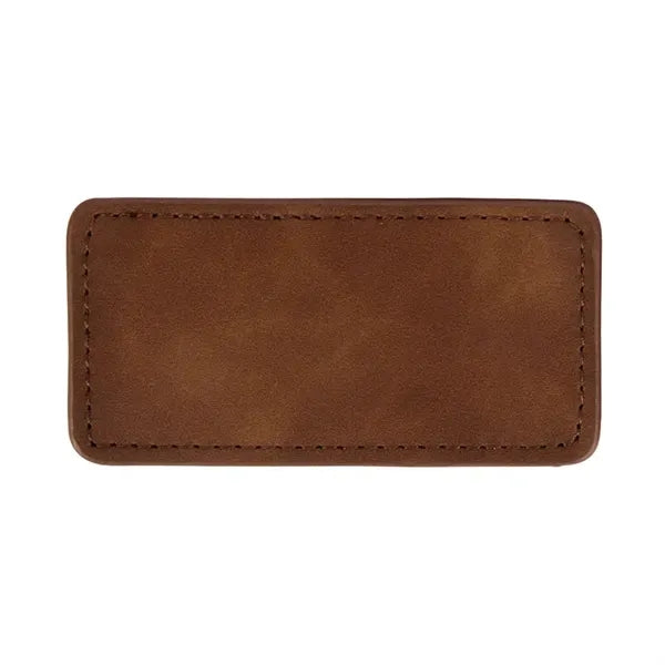 Leatherette Patch With Hook Backing