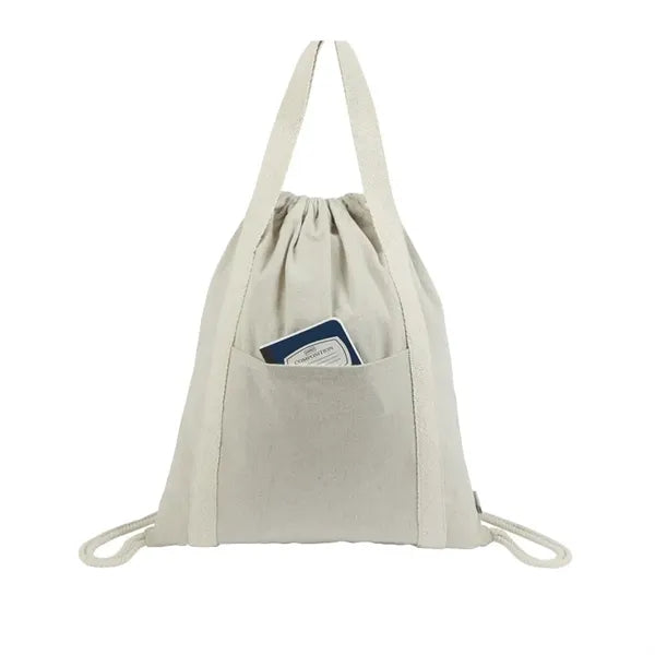 Renew II 9 oz. Recycled Cotton Drawstring Bag