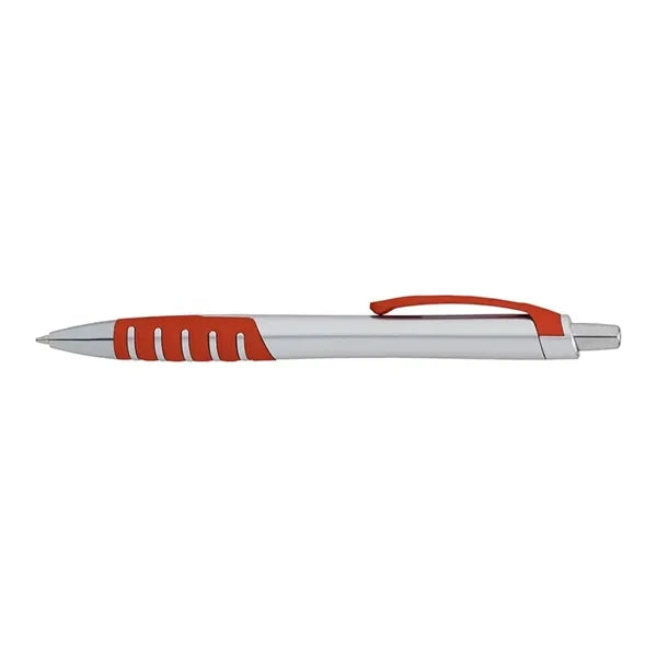 Apex Silver Plunge-Action Ballpoint Pen