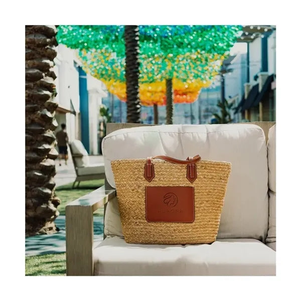 Akena Natural Hyacinth Grass Tote