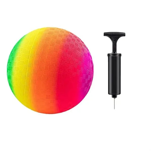 8.5" PVC Rainbow Playground Balls