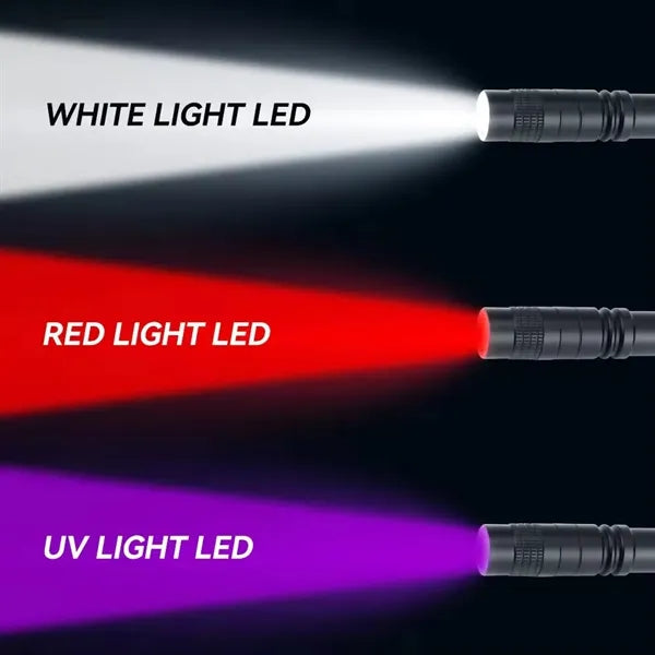 Aluminum Pocket Pen Flashlight with Clip