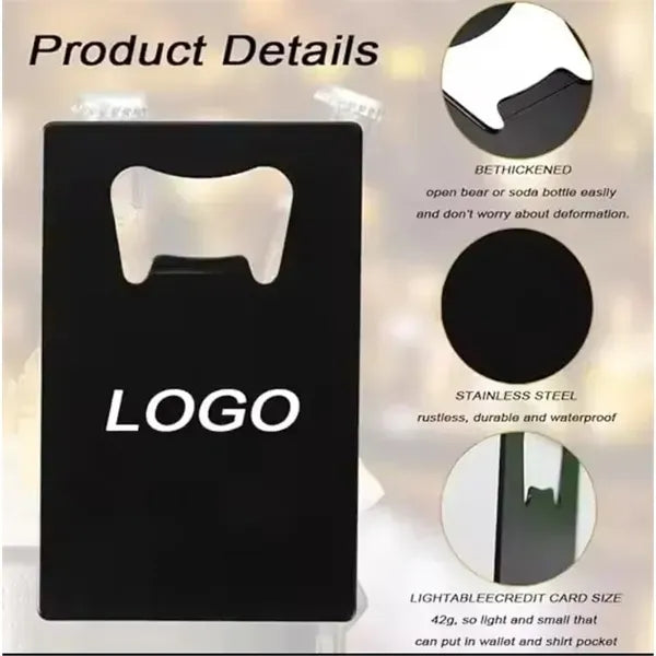 Durable Metal Credit Card Style Opener