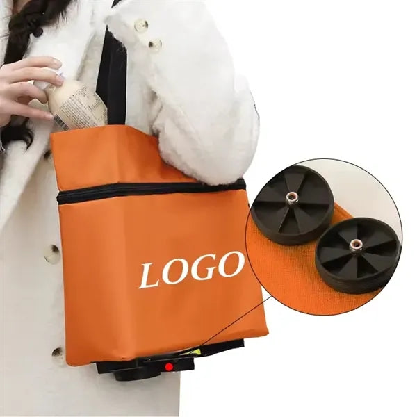 2 in 1 Foldable Shopping Cart