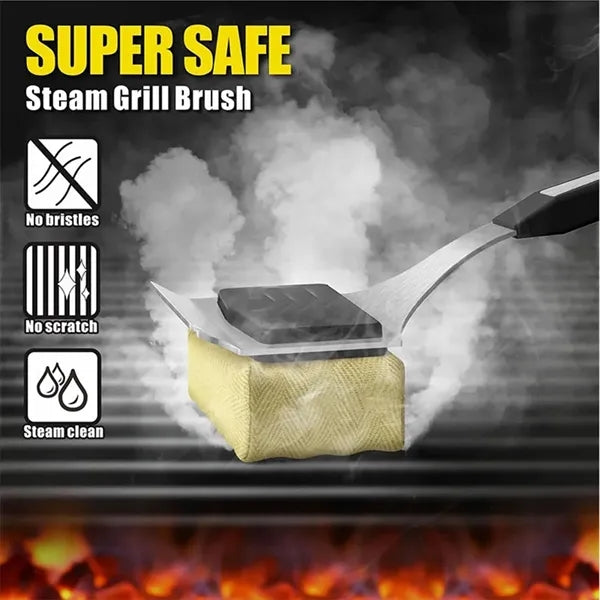 Bristle-Free Outdoor Grill Brush