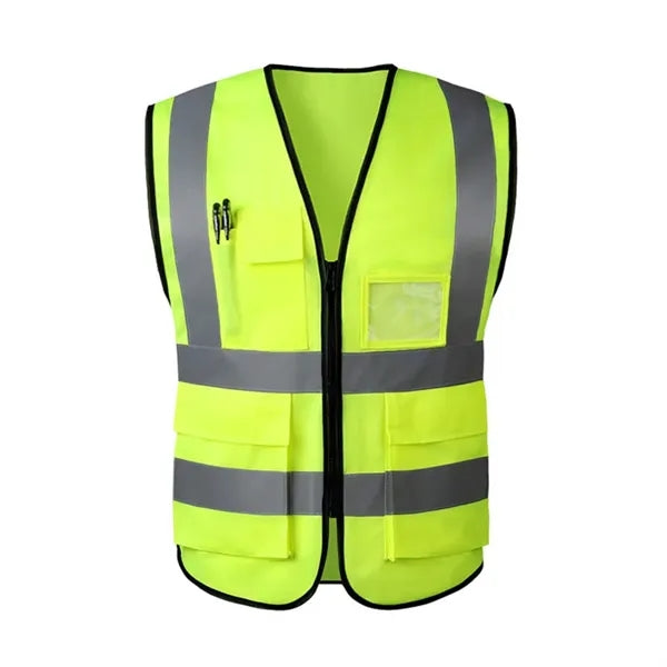 Reflective multi-pocket safety vest(customizable)