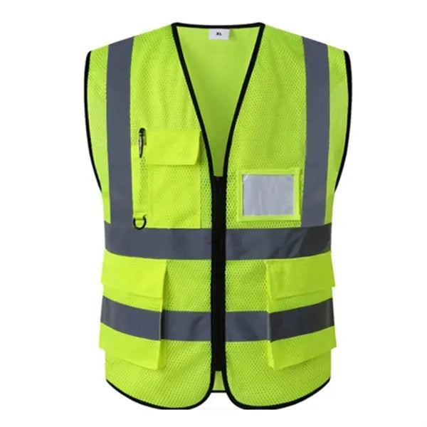 Reflective multi-pocket safety vest(customizable)