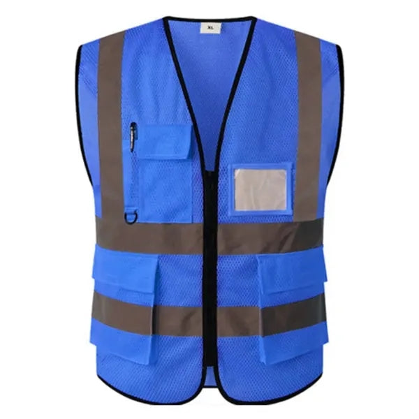Reflective multi-pocket safety vest(customizable)
