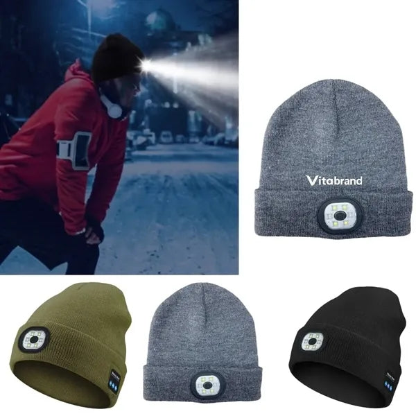 LED Light-Up Knit Beanie