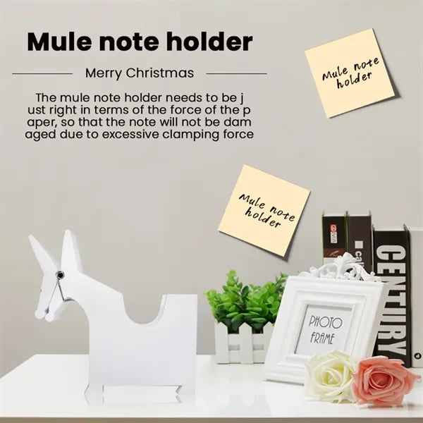 Cute Donkey Memo Holder Desk Accessories
