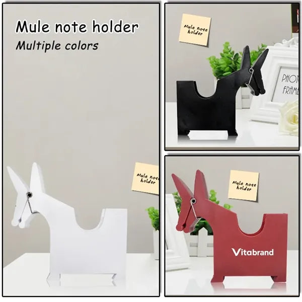 Cute Donkey Memo Holder Desk Accessories