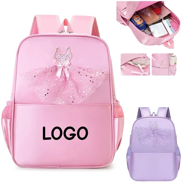 Kids Ballet Backpack Dance School Bag Free Shipping
