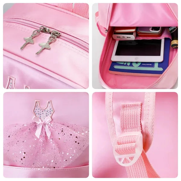 Kids Ballet Backpack Dance School Bag Free Shipping