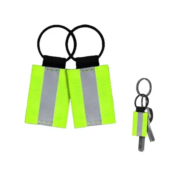 Double Sided Reflective Keychain