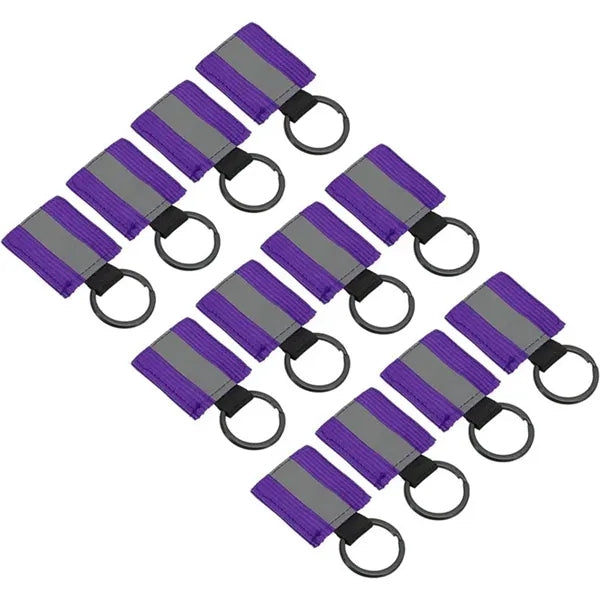 Double Sided Reflective Keychain