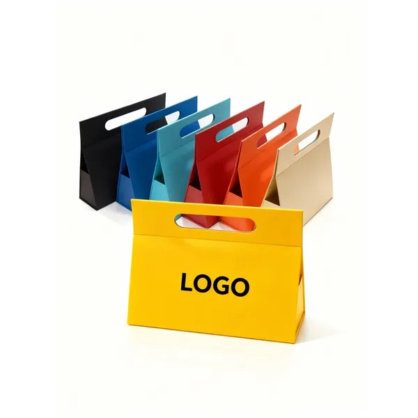 Portable Premium Folding Gift Box with Handles