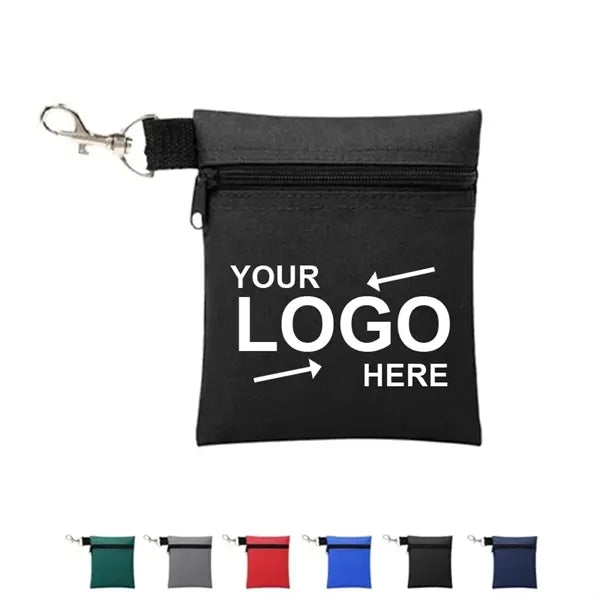 Golf Non-Woven Zippered Pouch