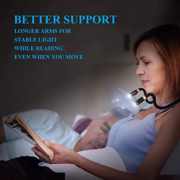 U Shaped Neck Reading Book Light