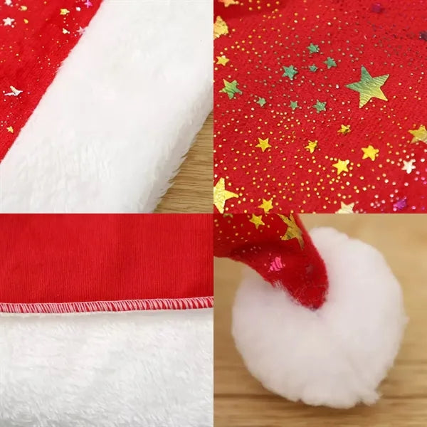 Nice Plush Christmas Santa Hats
