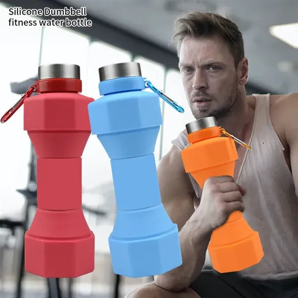 22OZ Silicone Dumbbell Water Bottle