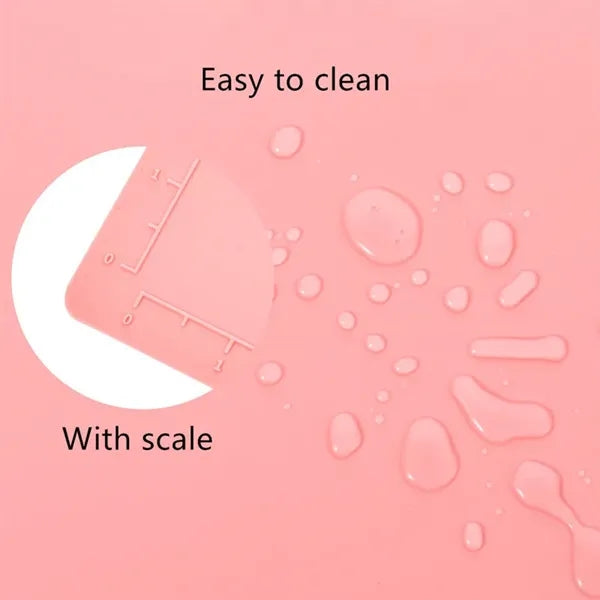 Silicone Painting Mat With Cup And Color Palette
