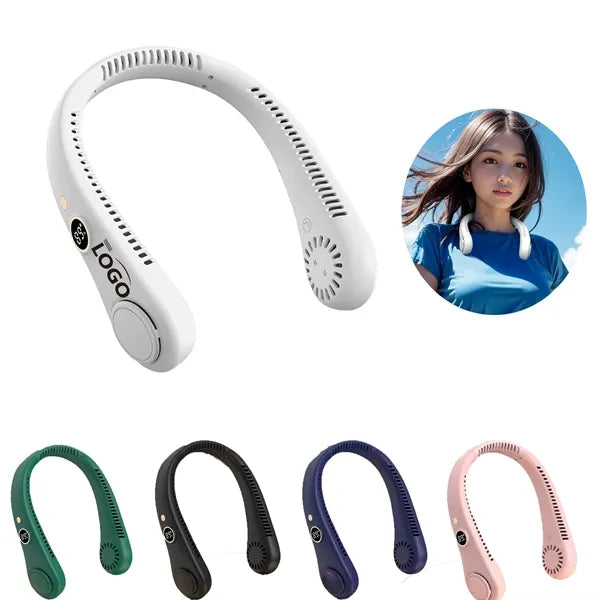 Portable neck fan
