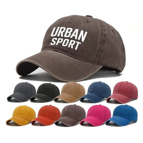 Distressed baseball cap