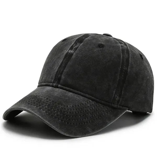 Distressed baseball cap