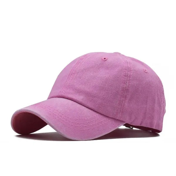 Distressed baseball cap