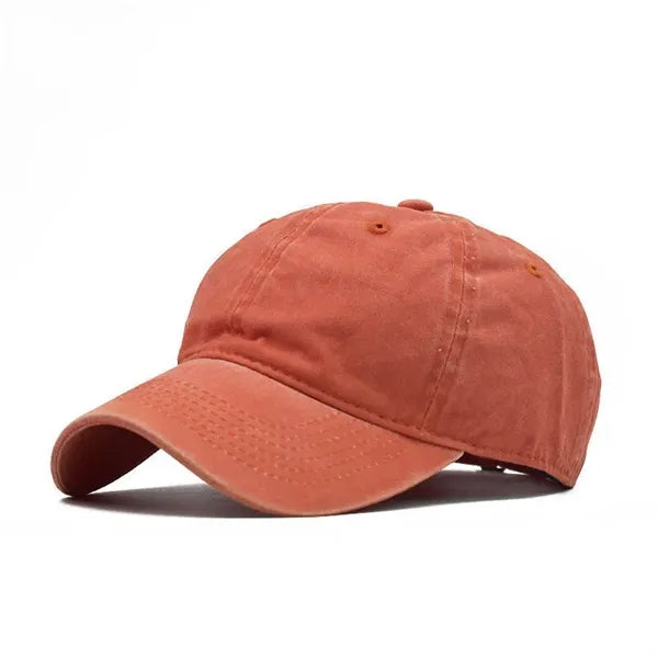 Distressed baseball cap