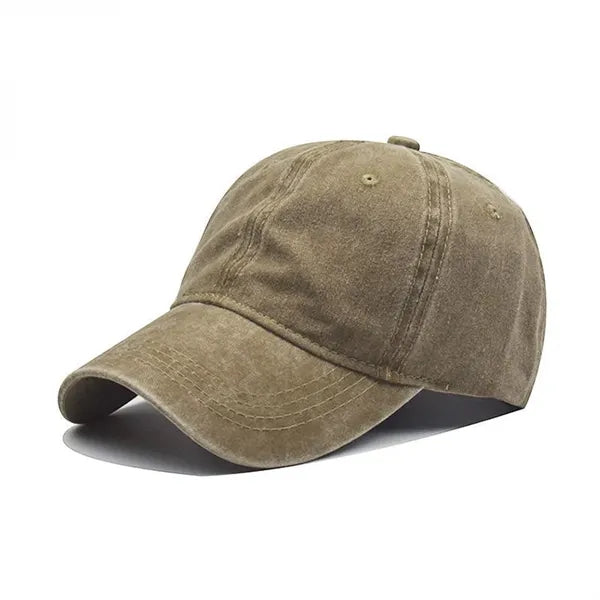 Distressed baseball cap