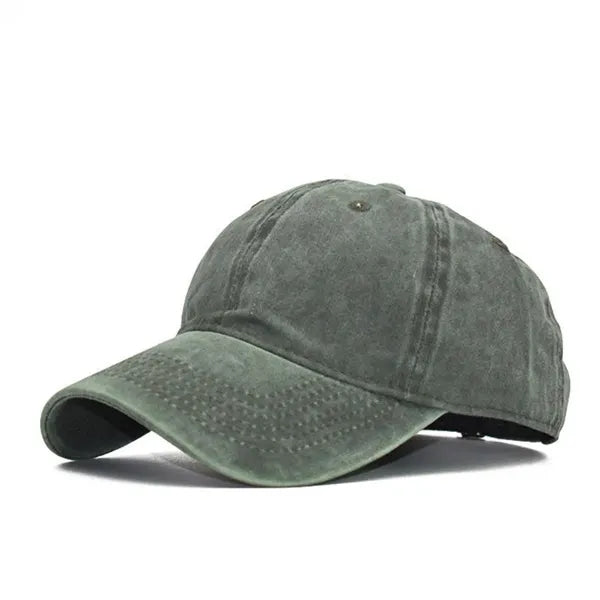 Distressed baseball cap